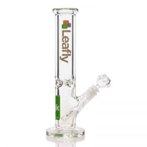 Leafly 12" Straight Tube Tobacco Water Pipe - OG Kush