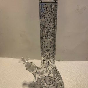 14” Glow In The Dark Water Tobacco Pipe