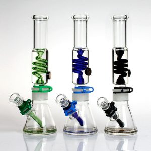 Freezable Coil Water Tobacco Pipe 12 inches