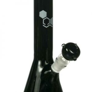 8" Nucleus Black Glass Beaker