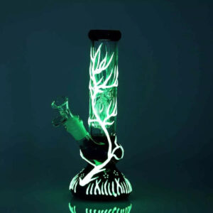 9 inch Water Smoking Pipes Glow In the Dark