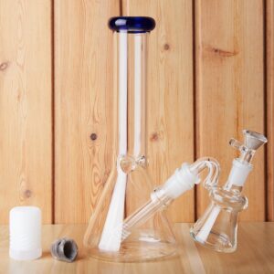 10" Glass Beaker Bong Ash Catcher